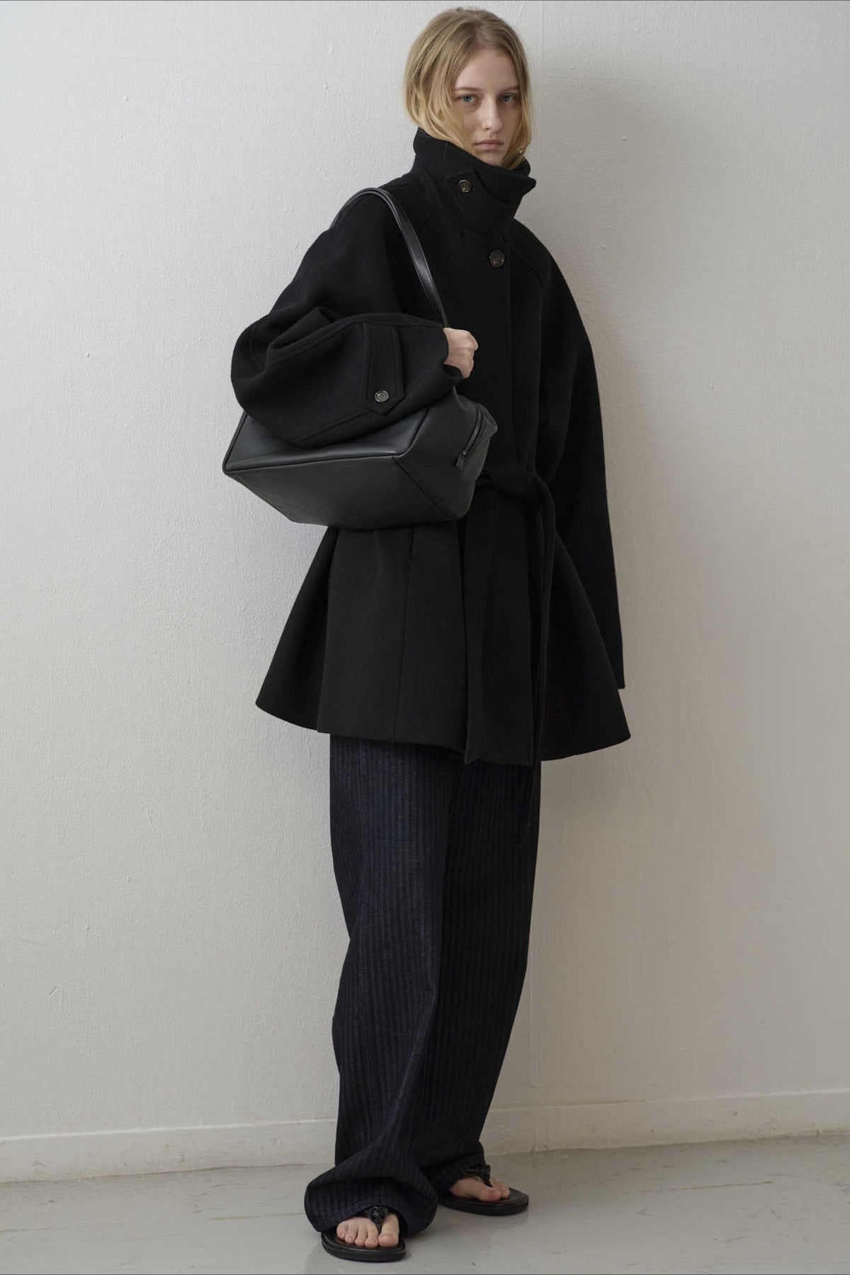 Belted Wool Longline Coat