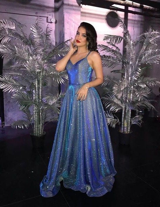 Sparkly Prom Dresses Long Prom Dress 8th Graduation Dress Formal Dress - Fashionpara