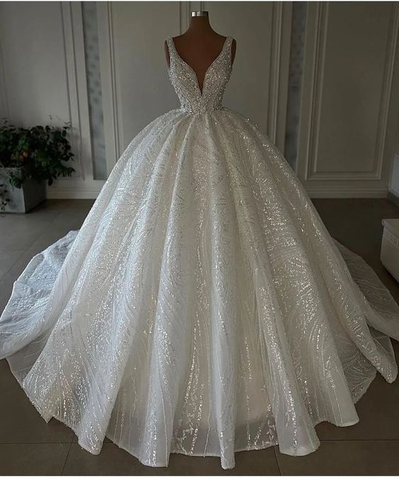 Stunning Long Ball Gown Evening Dresses A Line Prom Gowns