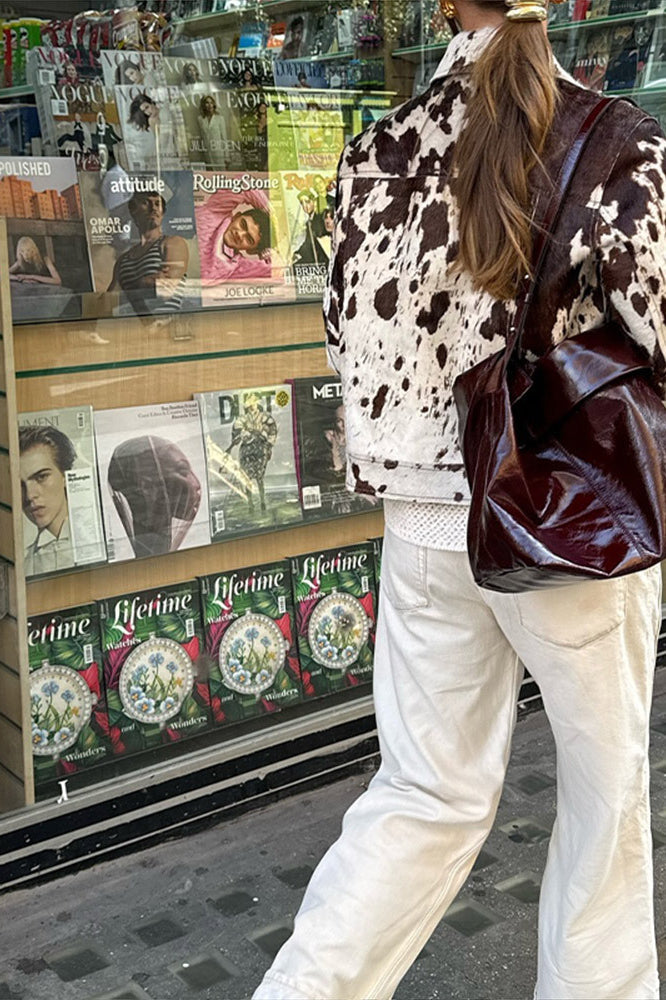 Stylish Casual Printed Overshirt Coat for Effortless Elegance