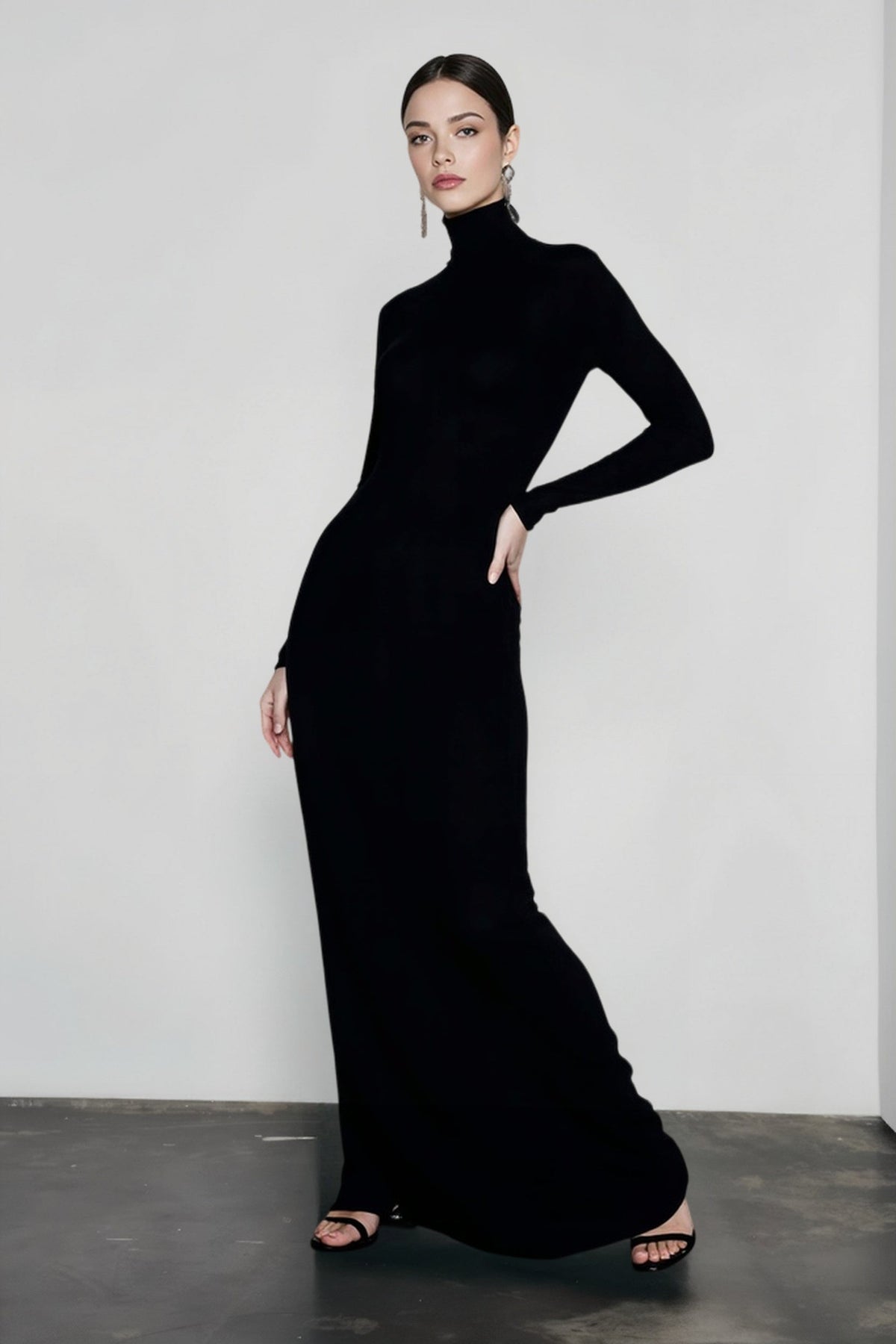 Ribbed Bodycon Midi Dress