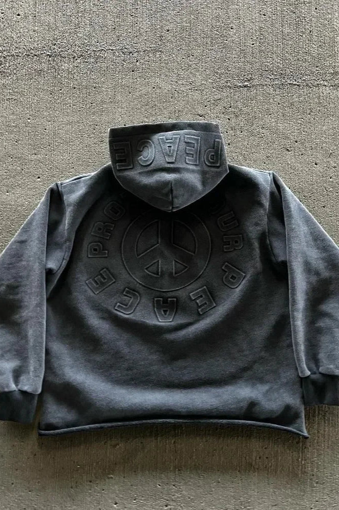 Street Style Alphabet Hoodie