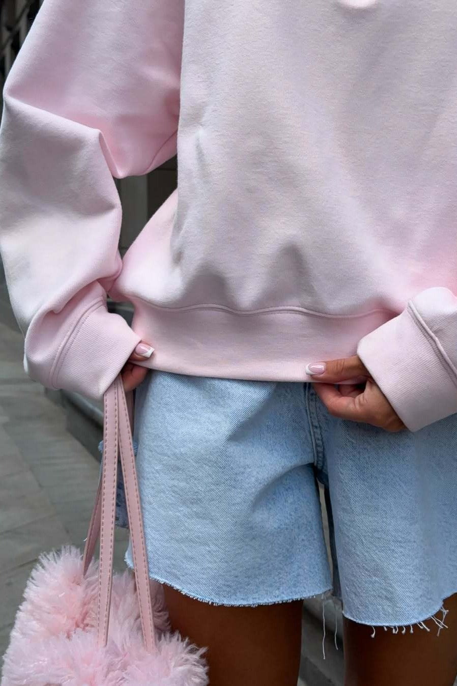 Embroidered Quarter Zip Sweatshirt 3