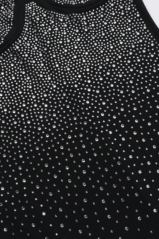 Cami Rhinestone Sleeve Bodycon Party Dress