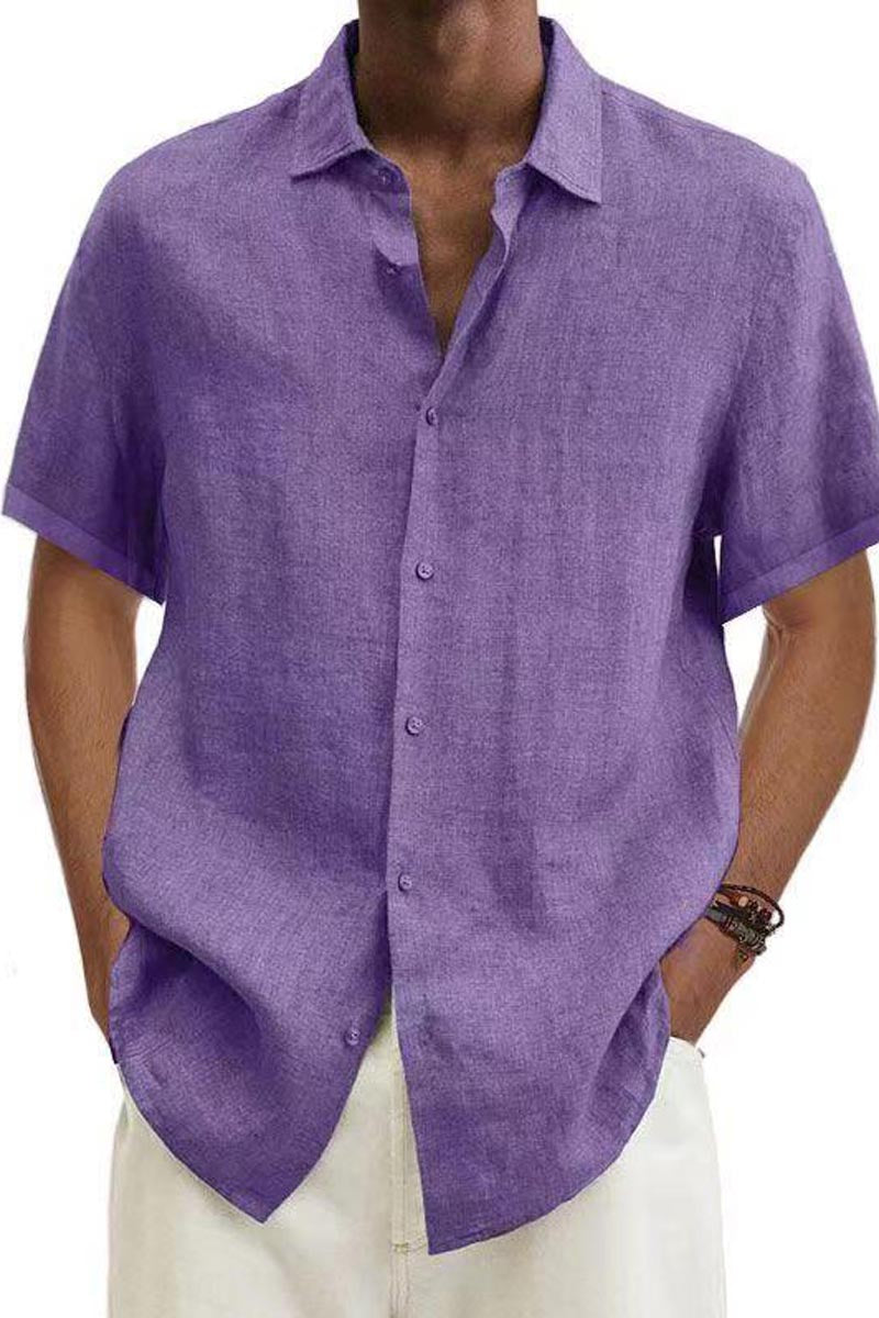Uniqshe Summer Linen Regular fit Shirt