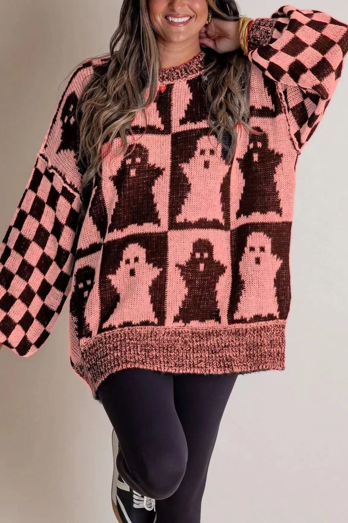 Halloween Loose Knit Sweater