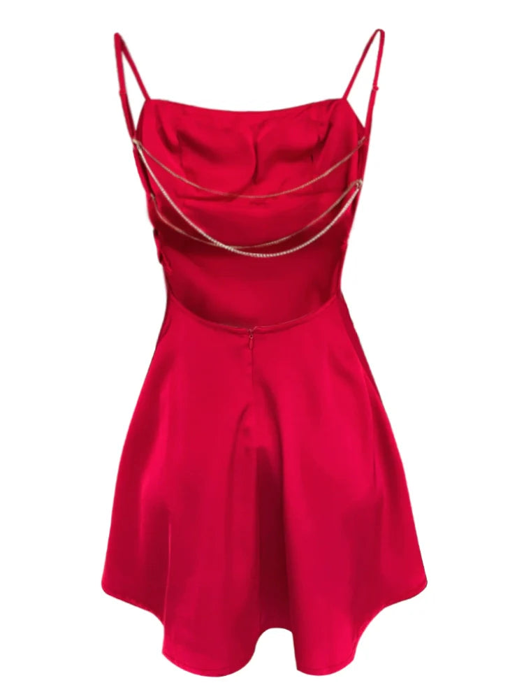 Sexy Red Short Evening Dress Cocktail Dresses Short Birthday Party Dress - Fashionpara