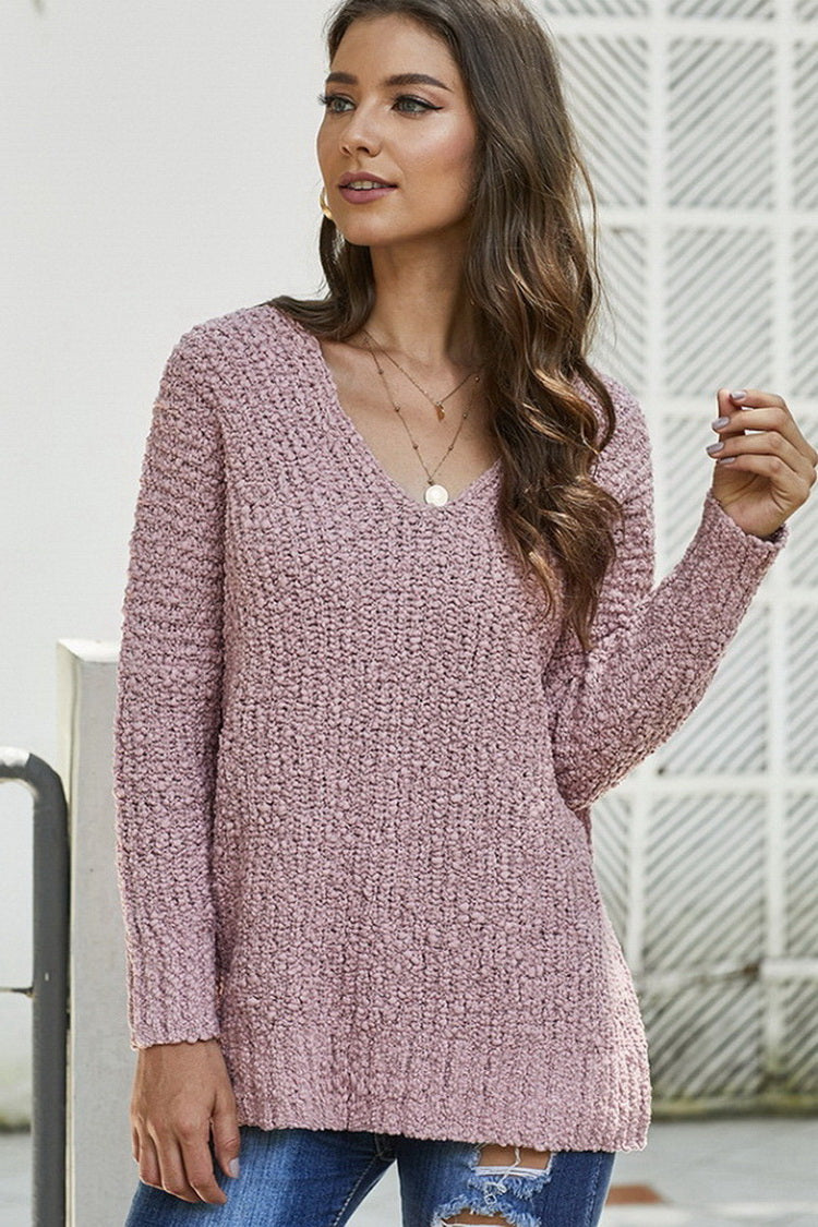 Rib Knit Sweater for Elegant Comfort and Timeless Style