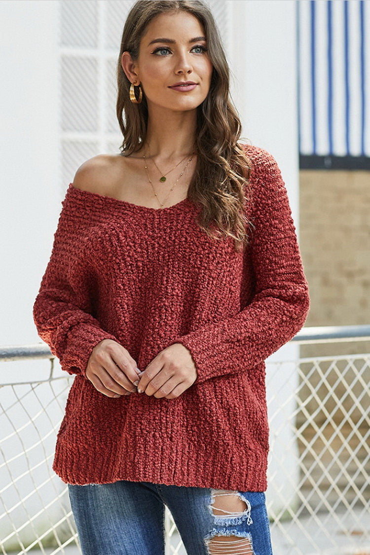 Rib Knit Sweater for Elegant Comfort and Timeless Style