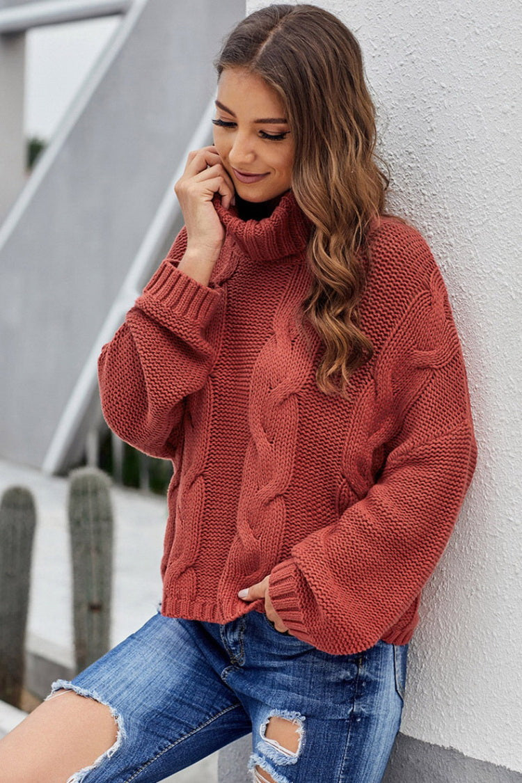 RadyRin Classic Highneck Sweater for Effortless Style