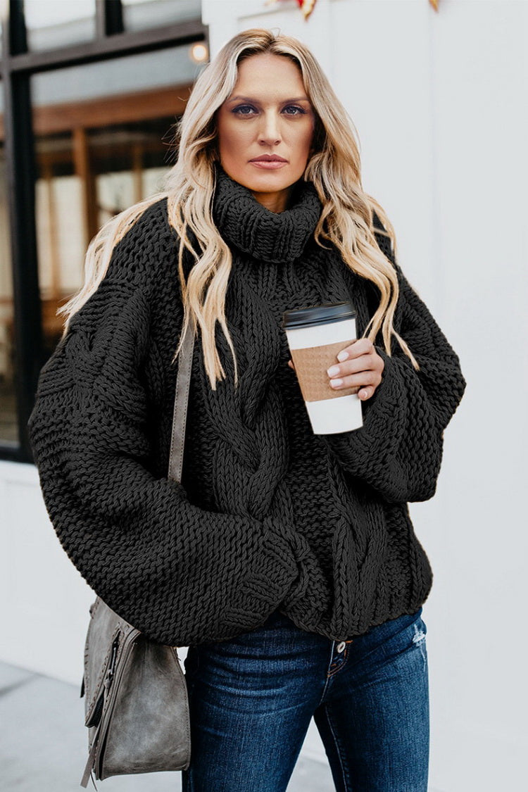 RadyRin Classic Highneck Sweater for Effortless Style