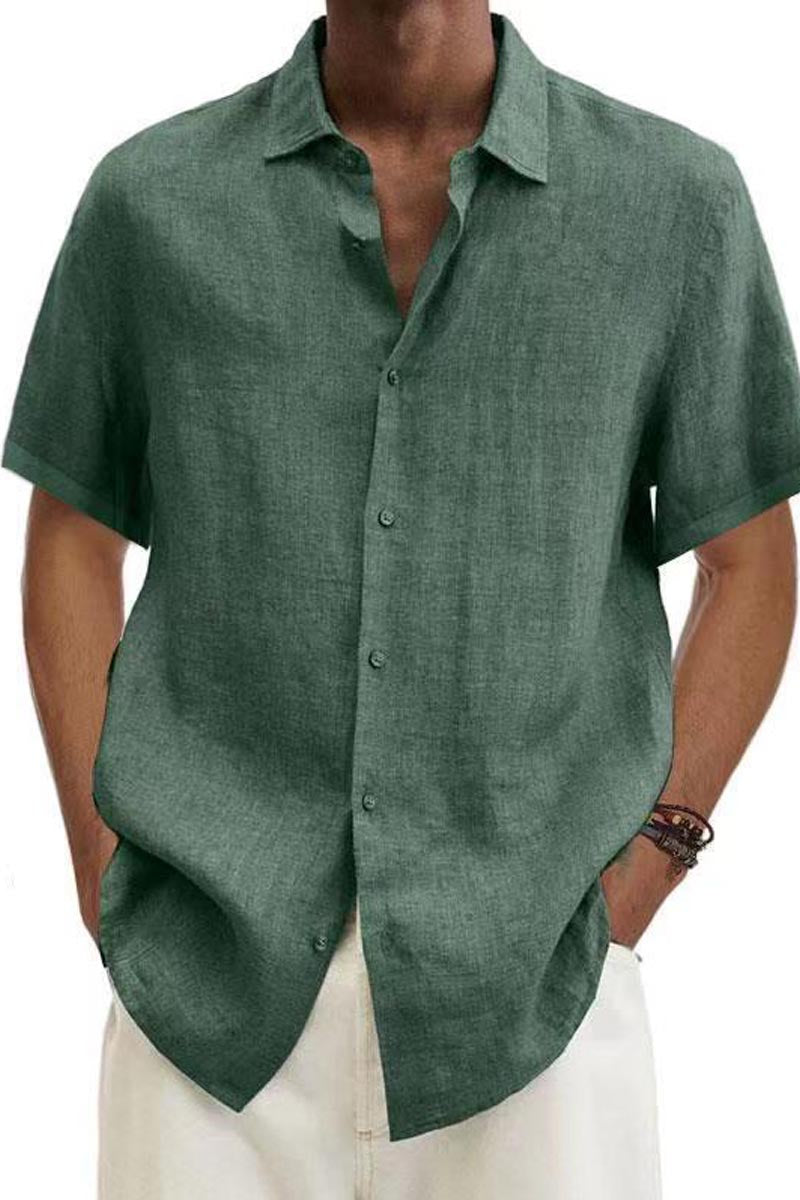 Uniqshe Summer Linen Regular fit Shirt