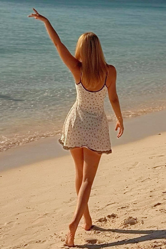 Fresh Floral Slip Dress