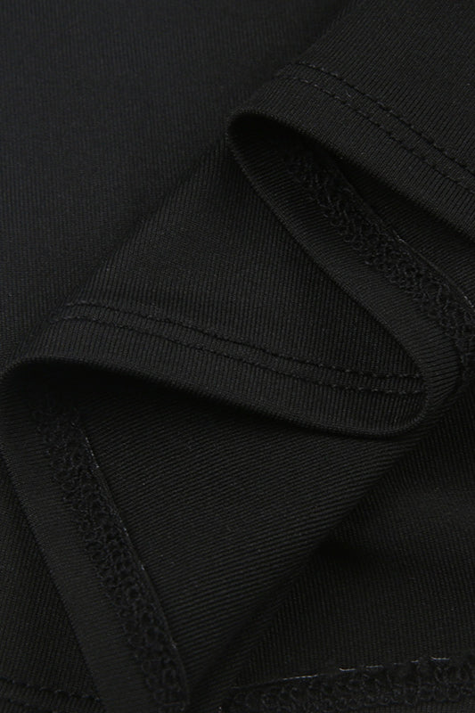 Color Block Off Shoulder Bodycon Mini Dress