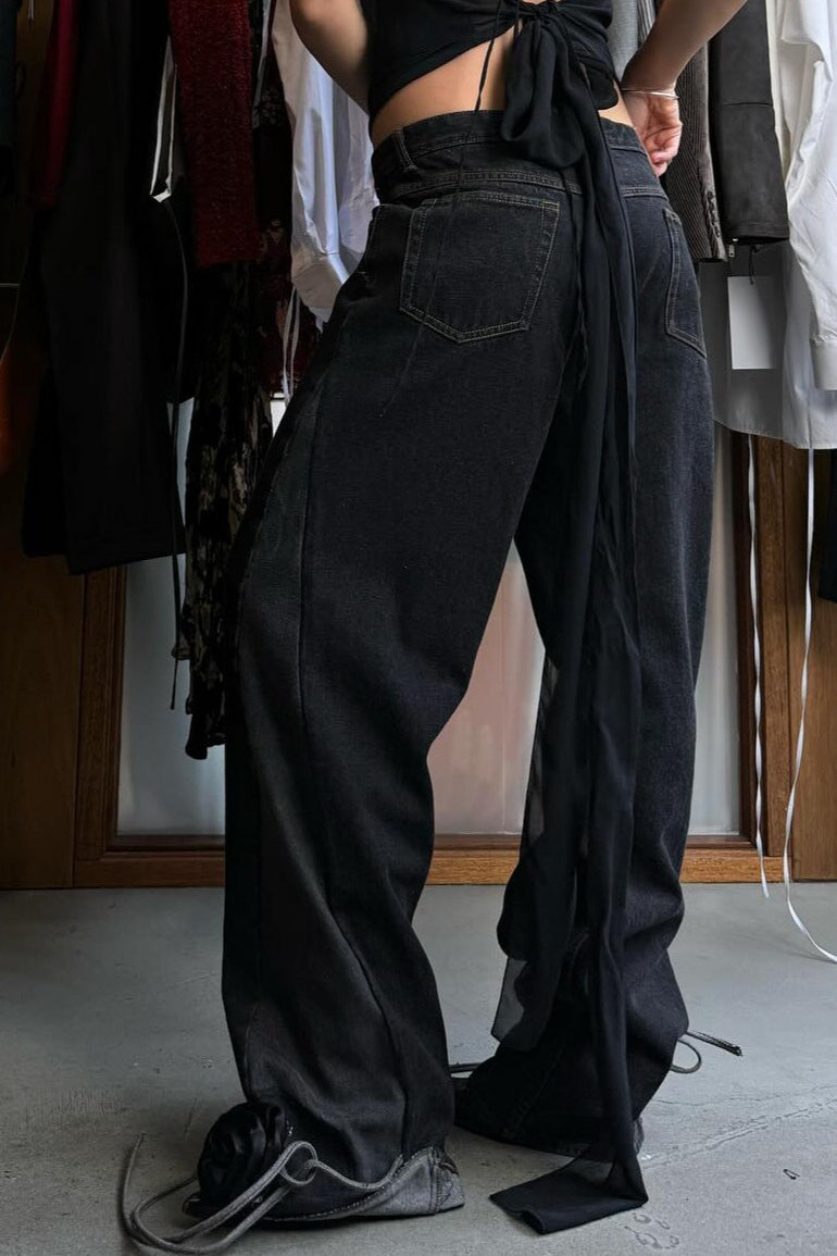 Vintage High-Waist Straight-Leg Jeans