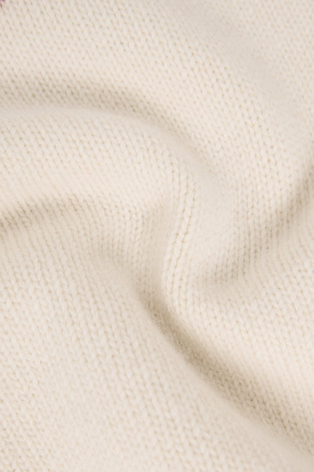 Printed Knit Round Neck Long Sleeve Blouse