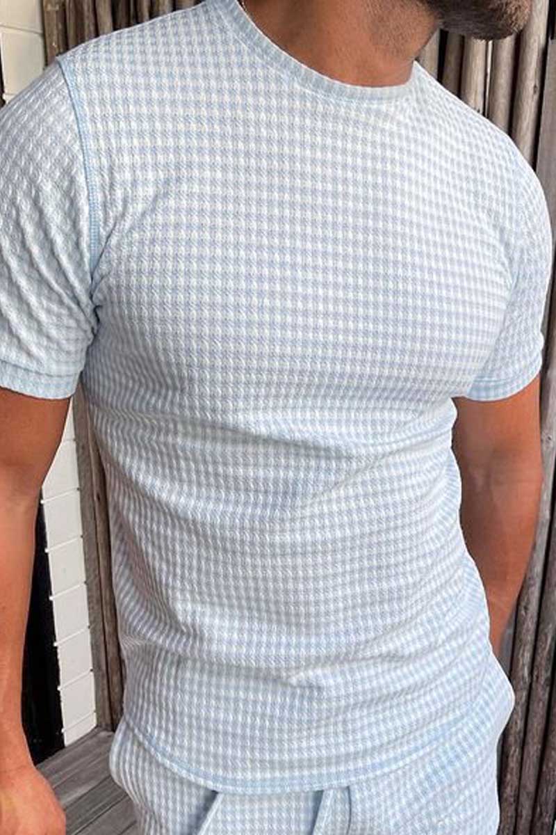 Solid Color Short-Sleeved T-Shirt - Fashionpara