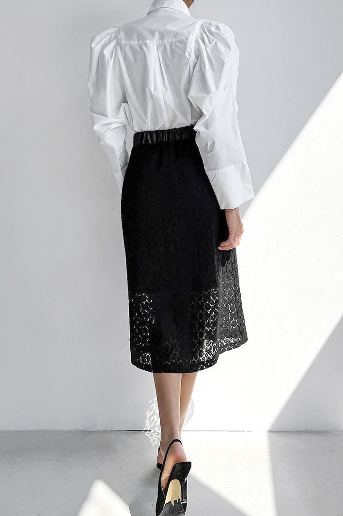 Unique Victorian Point Collar Blouse