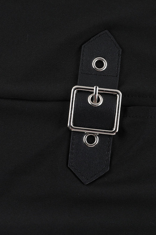 Bell Sleeve Sheer Gothic Dress