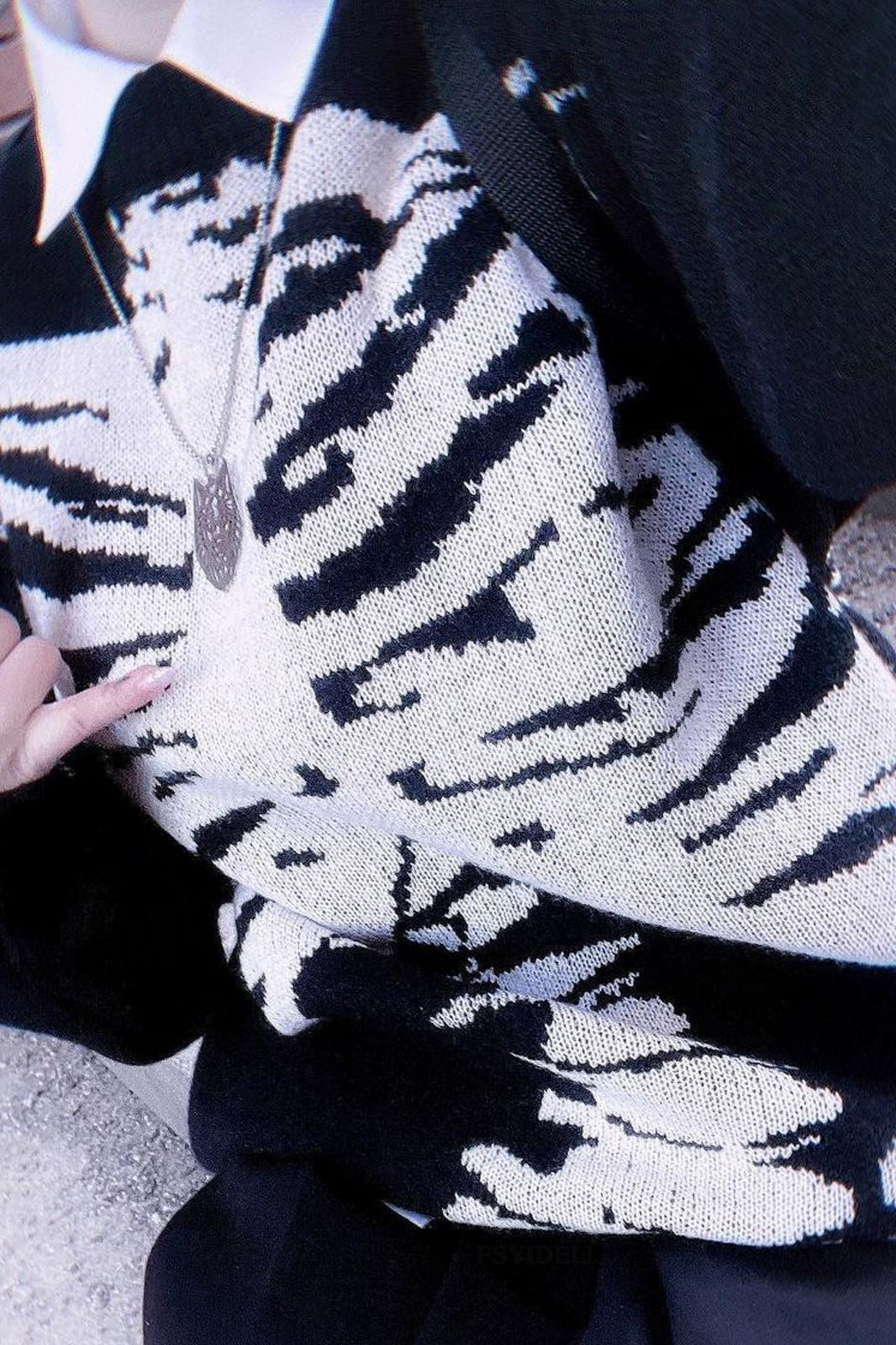 PrincessAce Casual Skeleton Knit Sweater for Unique Style