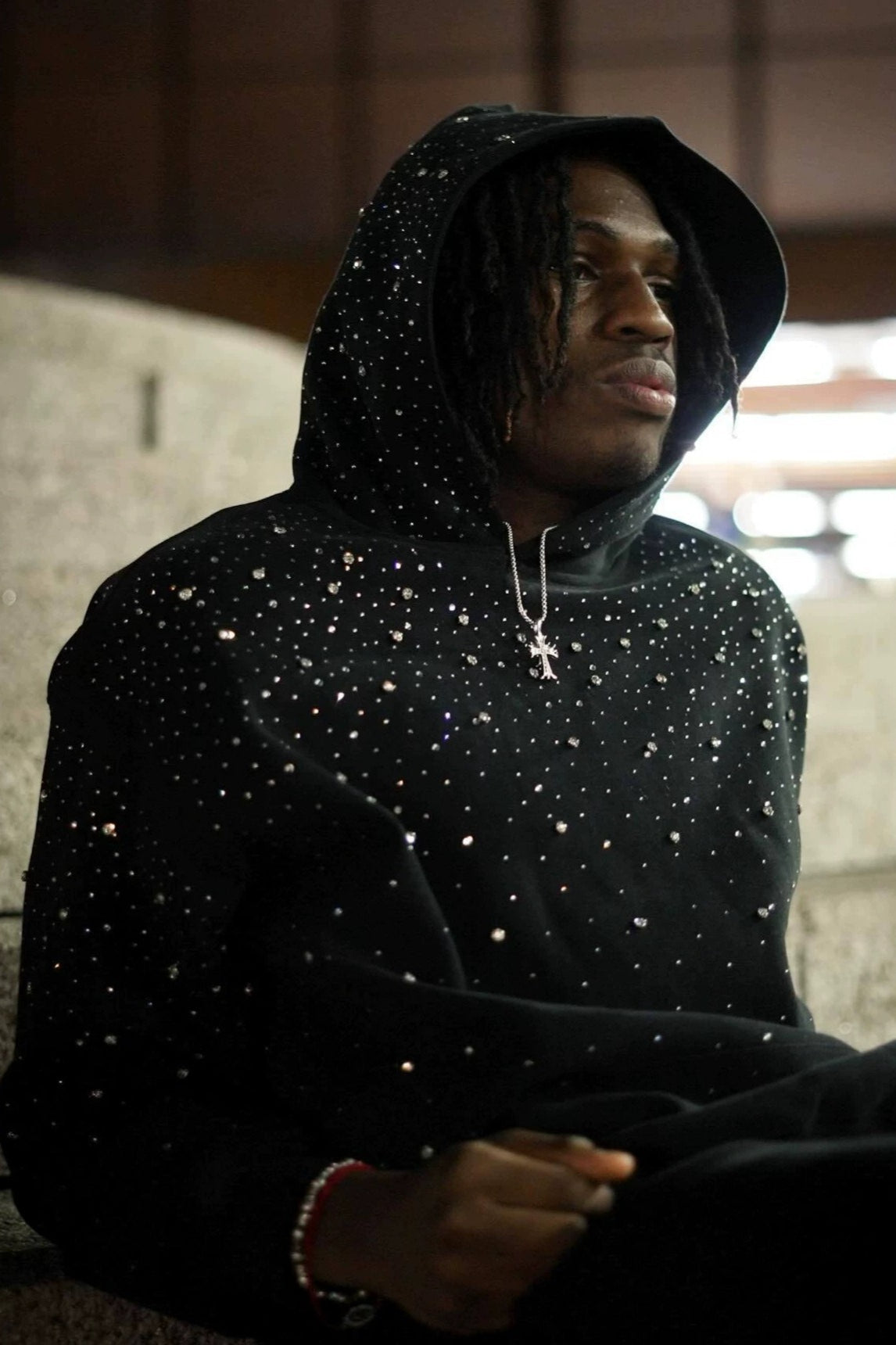 Rhinestone Star Hoodie and Joggers 3