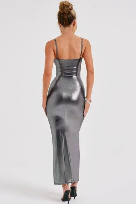 Sultry Fitted Slip Dress
