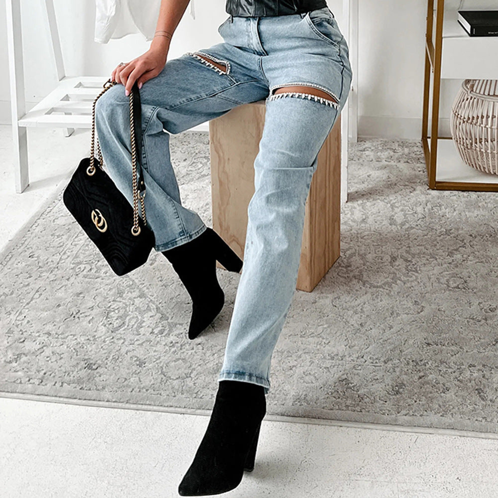 Denim Dazzle Jeans - Blue