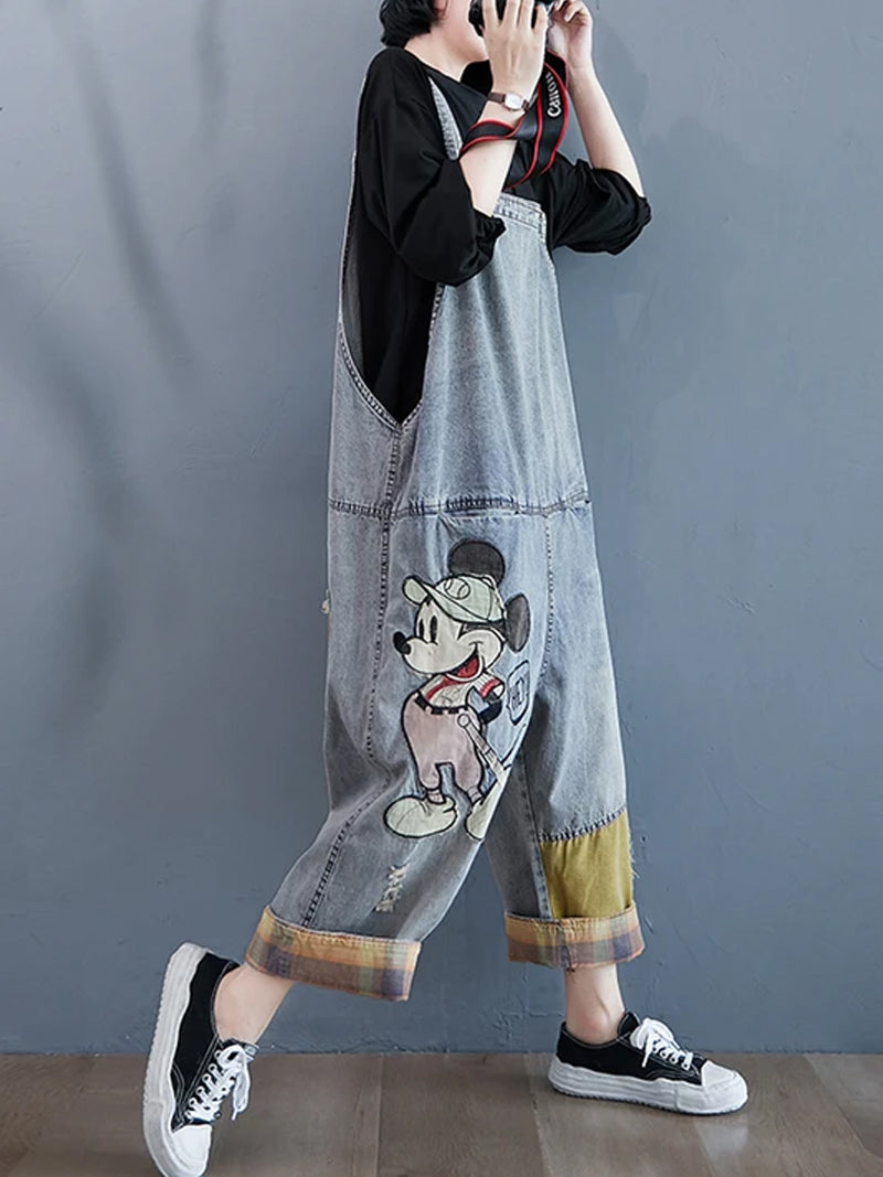 My Beating Heart Denim Overall Dungaree - Fashionpara