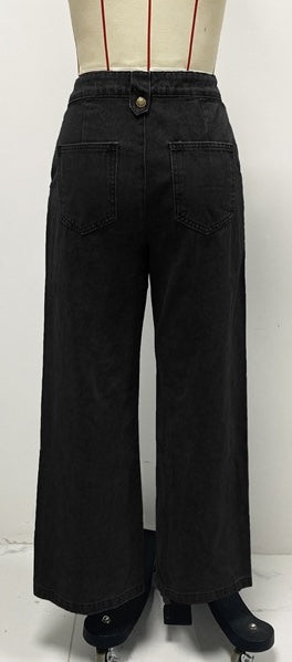 Frenzy Denim Flared Jeans - Black