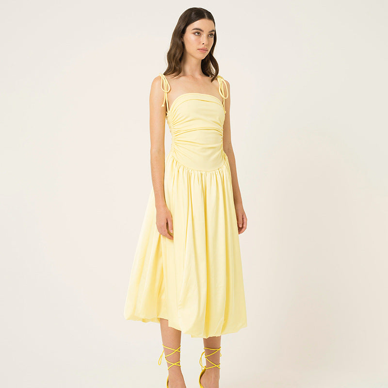 Katlene Dress - Yellow