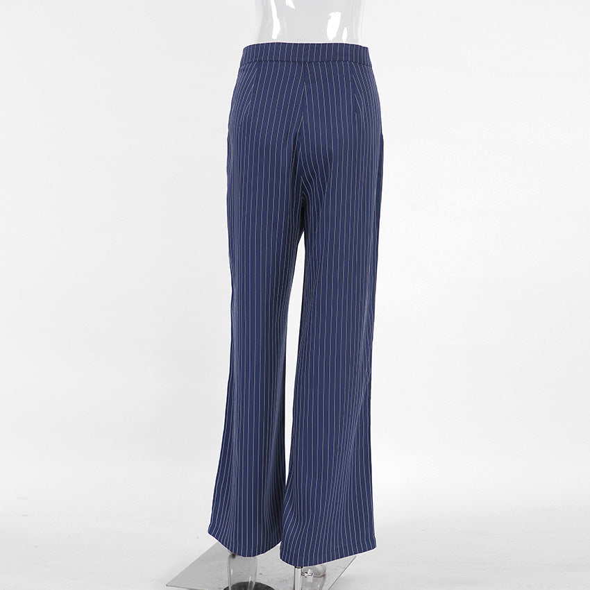Stripe Life Pants - Blue