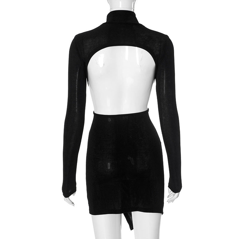 Doren Night Mini Dress - Black