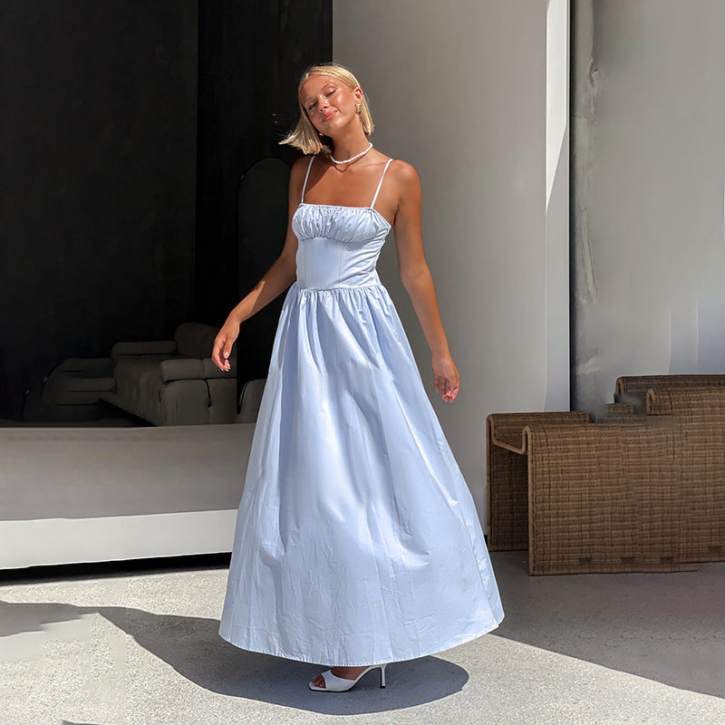Alina Maxi Dress - Light Blue