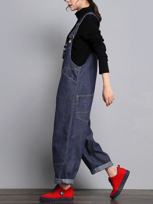 Marshall Denim Overalls Dungaree - Fashionpara