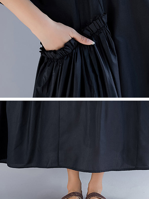 Isla Gathering Pockets A-Line Dress - Fashionpara