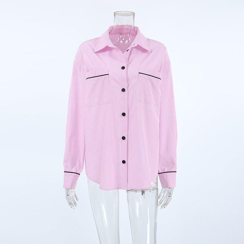 Casual Slay Shirt - Pink