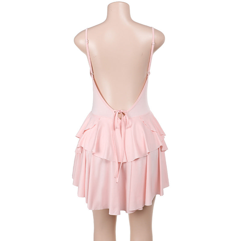 Sunny Side Mini Dress - Pink