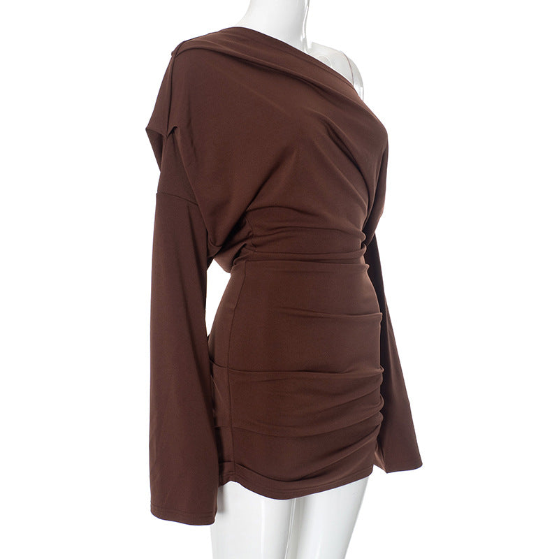 Torres Mini Dress - Brown