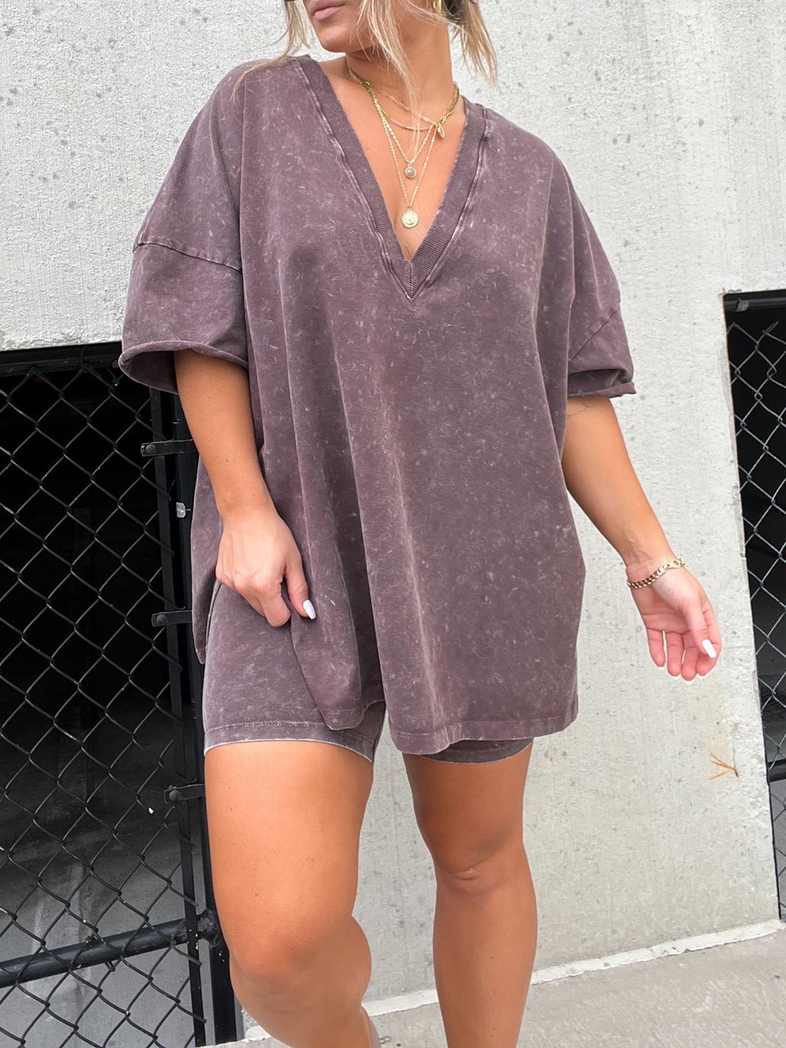 WOMEN'S SUMMER WASHED SET - Fashionpara