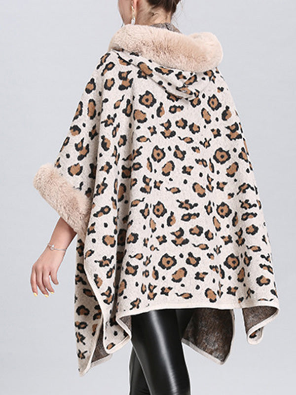 My Favorite Flutter Fluffy Neck Plus Size Cape Cardigan 15