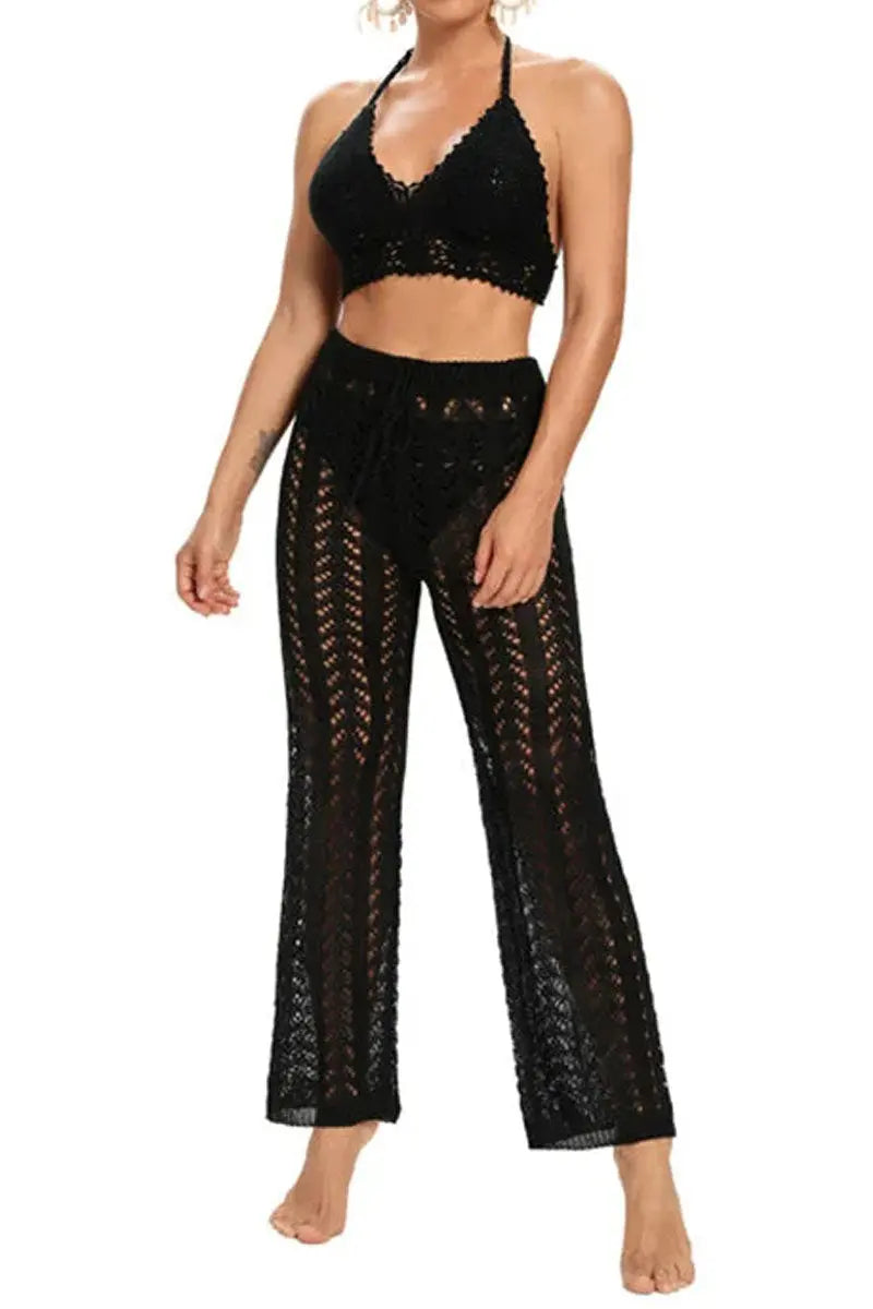 Boho Crochet Trousers Fashionpara