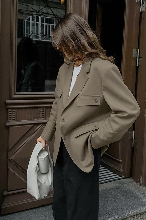 Chic Casual Blazer Coat for Effortless Everyday Elegance