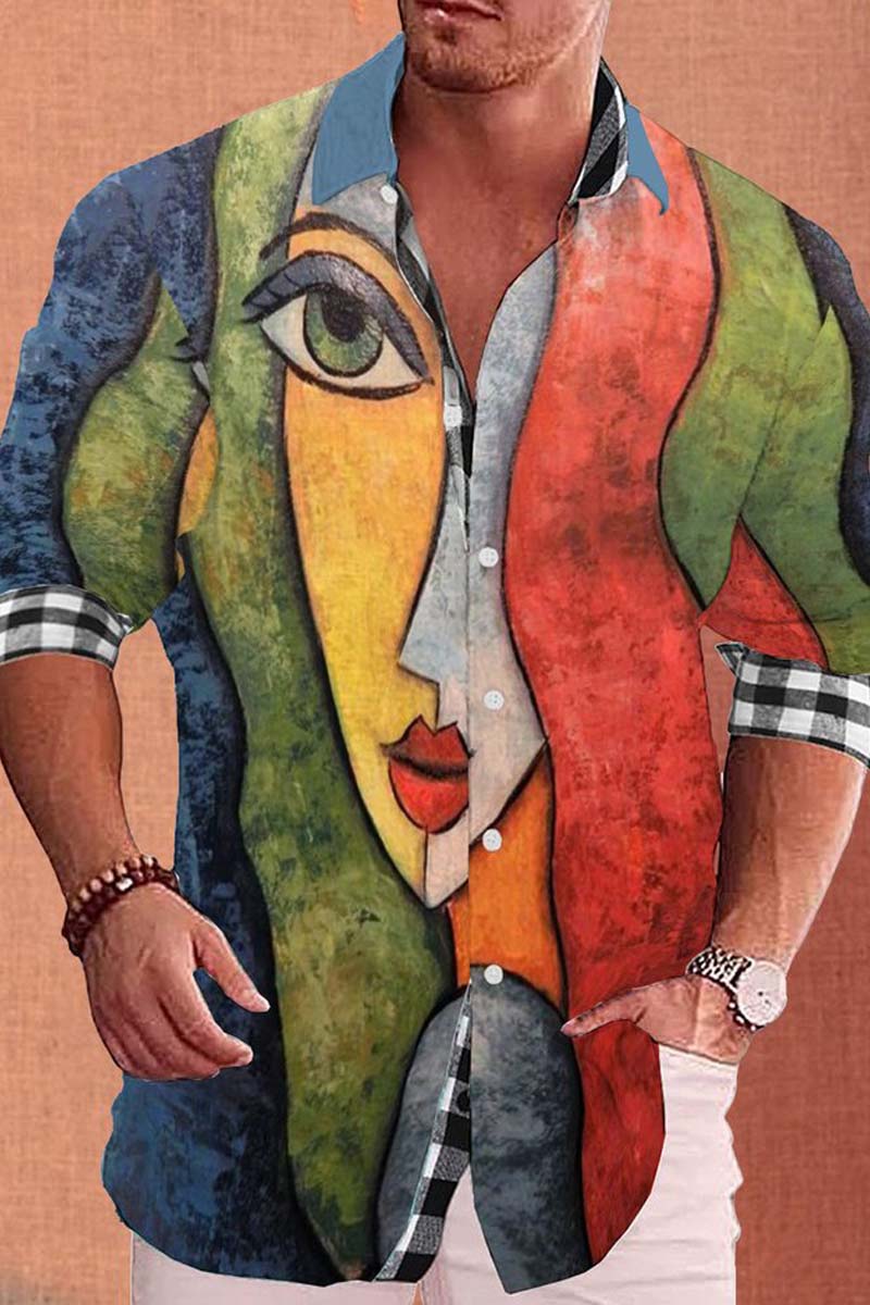 Men's Cotton&Linen Long-Sleeved Fashion Casual Shirt - Fashionpara