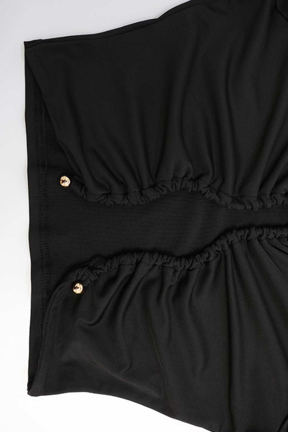 Chic Ruched Bodycon Top Pants Set