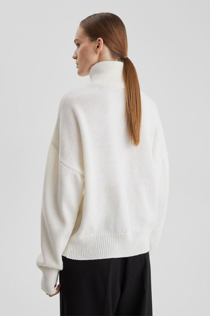 Cozy Half Zip Knit Sweater