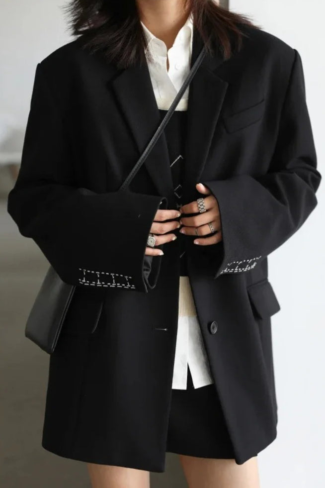 Loose Long Sleeve Office Blazer 7