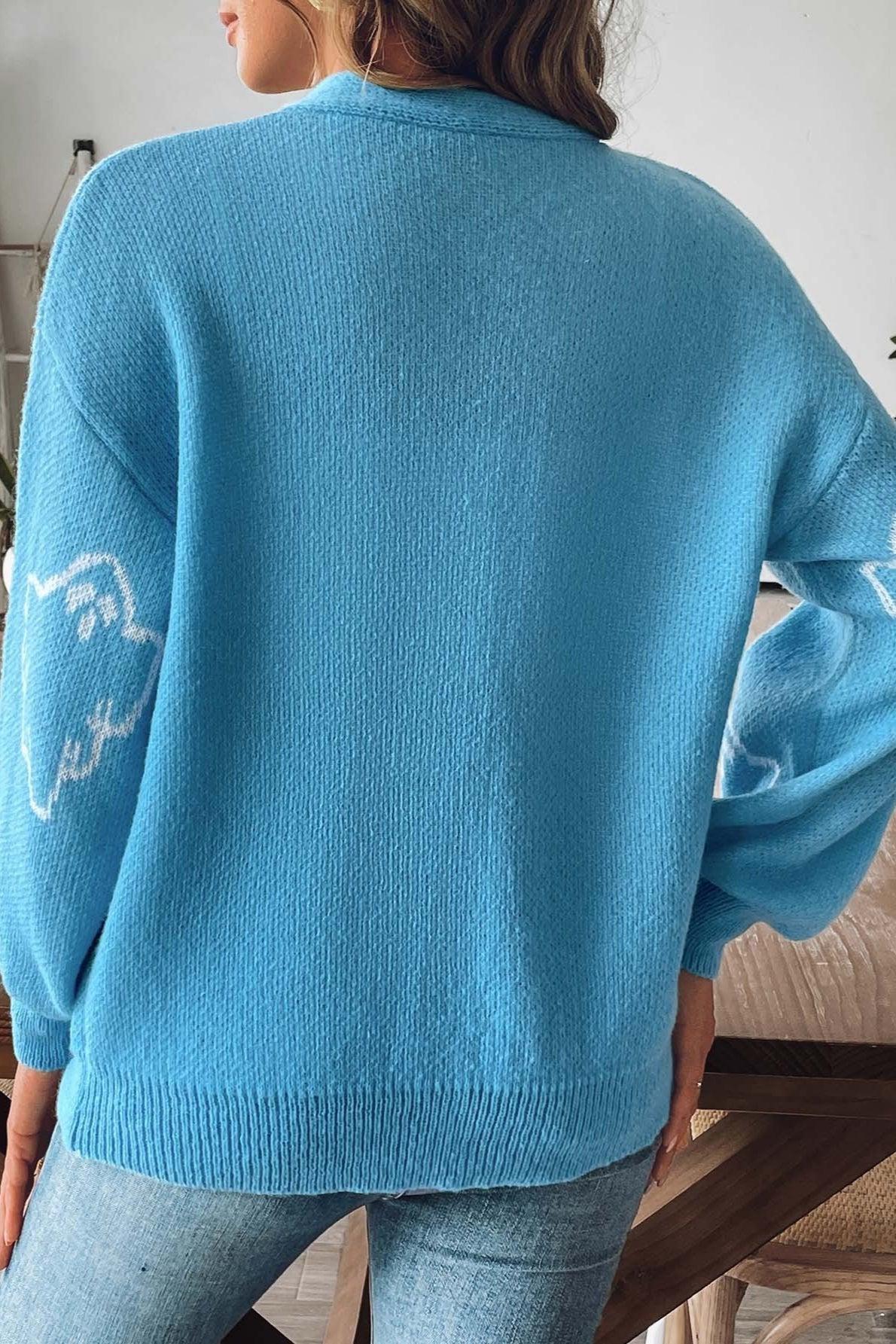 Jacquard Button Cardigan 6