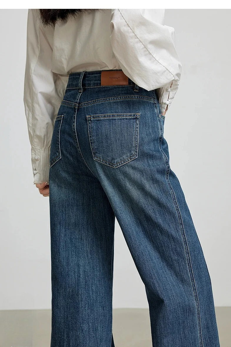 Vintage Micro Flare Slim Jeans