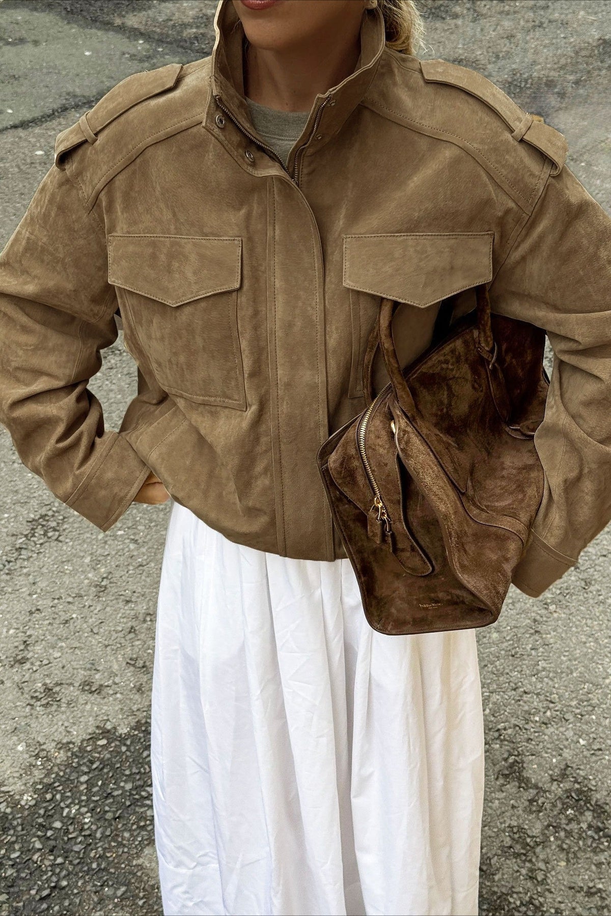 Suede Look Textured Jacket 4