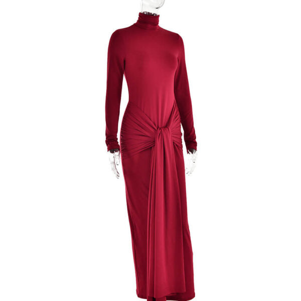Roma Maxi Dress- Maroon